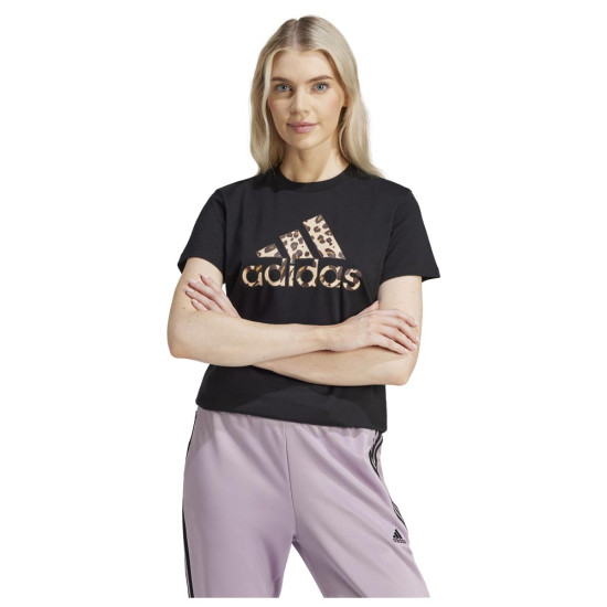 Adidas Γυναικεία κοντομάνικη μπλούζα W Animal Print Graphic Tee